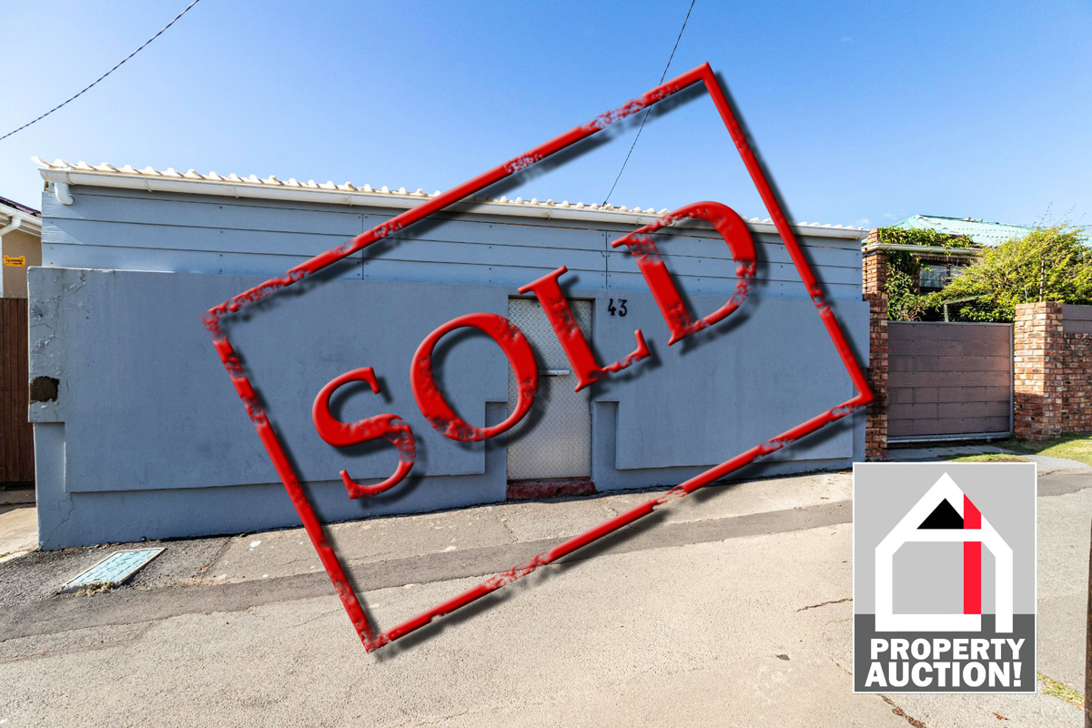 PROPERTY SOLD R780 000.00 43 TENNYSON STREET, QUIGNEY, EAST LONDON